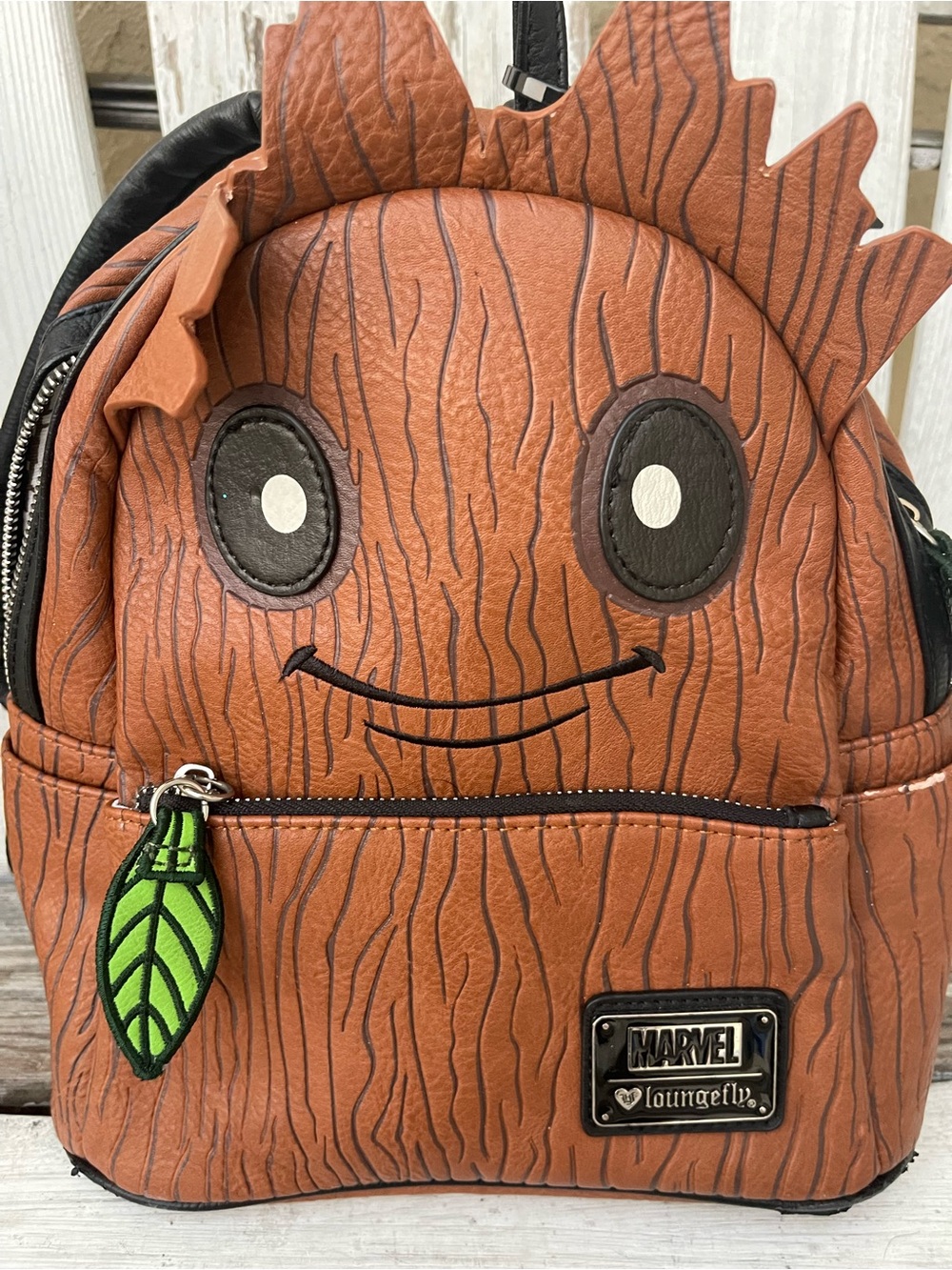 Marvel Loungefly Groot Mini Backpack Guardians of the Galaxy Tree Stump Bag